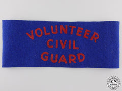 A Second War Canadian Home Defence Volunteer Civil Guard Armband