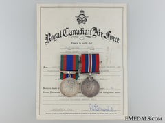 A Second War Medal Pair To The Royal Canadian Air Force