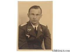 A Small Portrait Photo Of Eduard 'Edu' Neumann