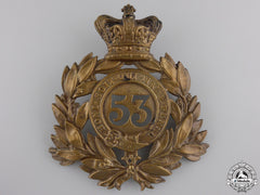 A Victorian  53Rd Shropshire Regiment Of Foot Helmet Plate