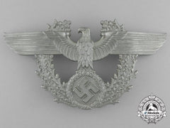 A Second War German Police Shako Plate