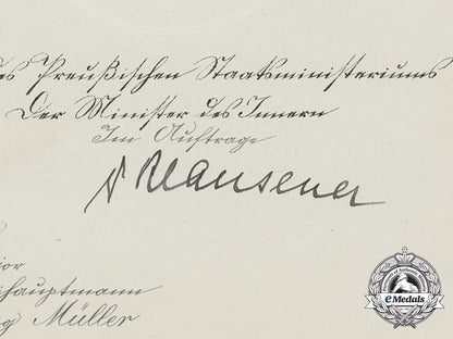 prussia,_imperial._a_group_of_early_career_documents_to_colonel_hans_ludwig_müller_aa_3902_1