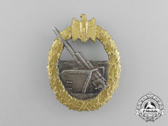 An Early War Kriegsmarine Coastal Artillery War Badge By Schwerin Of Berlin