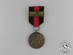 A Second War Sudetenland Medal With Prague Medal Bar