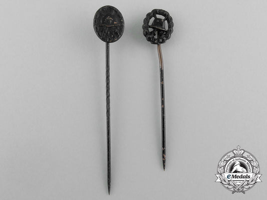 two_miniature_black_grade_wound_badges_aa_7519