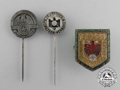 Three Third Reich Period Shooting Badges And Pins