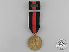 A Commemorative Sudetenland Medal With Matching Medal Ribbon Bar