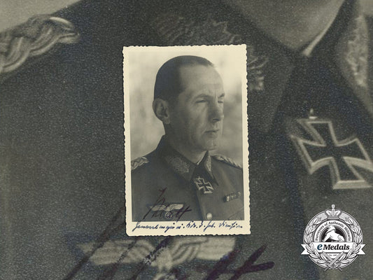 a_signed_wartime_photo_of_oak_leaves_recipient_major_general_paul_klatt_aa_8540