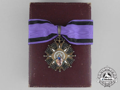 a_spanish_civil_order_of_beneficencia;2_nd_class_commander_badge_aa_9876