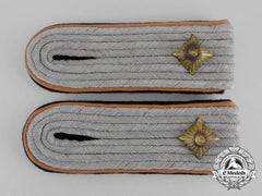 A Set Of Waffen-Ss Reconnaissance Obersturmführer Rank Shoulder Boards