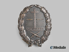 Germany, Third Reich. A Schlageter Shield, Type II For Combatants, By Paul Küst