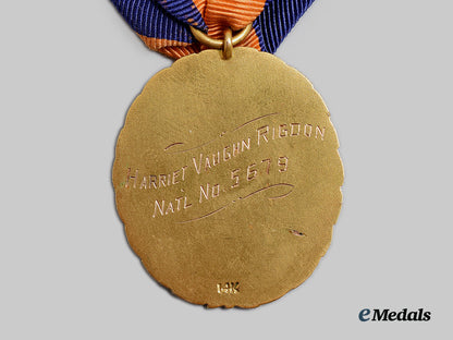 united_states._a_sons_and_daughters_of_the_pilgrims_gold_medal,_for_harriet_vaughn_rigdon_ai1_7408