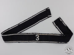 An Allgemeine-Ss 3Rd Standarte Officer’s Cufftitle