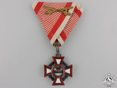 An Austrian Military Merit Cross With War Decoration