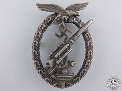 An Early Luftwaffe Flak Badge In Tombac