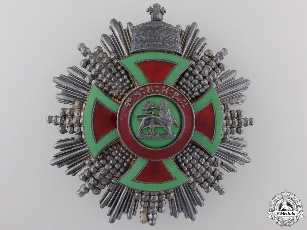 an_ethiopian_order_of_emperor_menelik_ii;_grand_cross_star_an_ethiopian_ord_557746ace30c7