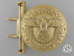 An Nsdap Political Leader's Belt Buckle By Friedrich Linden