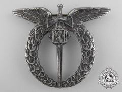 A Second War Czechoslovakian Air Force Observer's Badge By Spink & Son