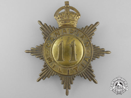a11_th_regiment(_argenteuil_rangers)_canadian_militia_helmet_plate_c.1908_b_118