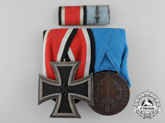 An Unusual German-Italian Second War Valor Medal Bar