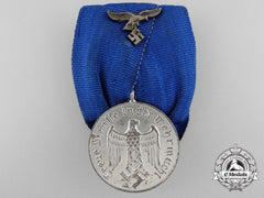 A Luftwaffe Long Service Medal For Four Years; Mounted