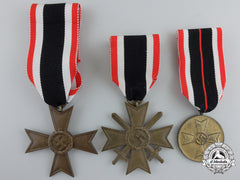 Three Second War German War Merit Awards