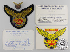 Canada. Five Rcaf Ground Observer Corps Items