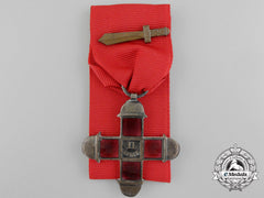 An Italian Second Army Commemorative Cross With Sword