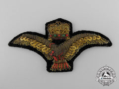 A Second War Hungarian Air Force Officer's Cap Badge