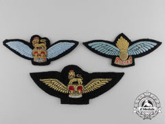 Three Army Air Observation Post/Army Service/Glider Pilots Wings Badges