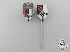 Two Honour Of The Colonial Bund Stickpins