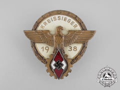 A 1938 Victors Badge Of The District Level National Trade Competition By Brehmer