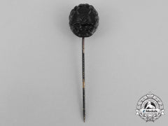 A Second War German Black Grade Wound Badge Miniature Stick Pin