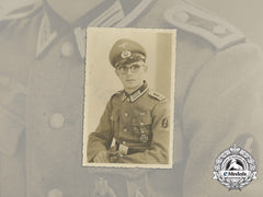 A Wartime Photo Of Panzer Feldwebel With Ek1 & Hj Badge