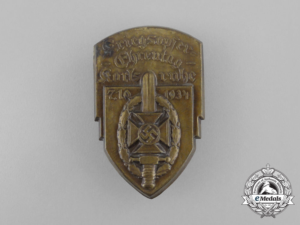 a1934_nskov_karlsruhe_war_casualties_remembrance_day_badge_bb_1846