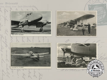 four_luftwaffe_picture_postcards(_fw.58)_bb_2539