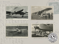 Four Luftwaffe Picture Postcards (Fw. 58)