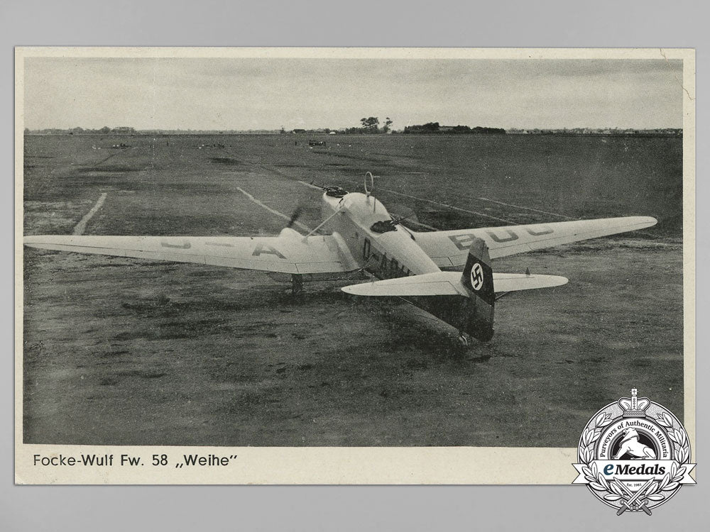 four_luftwaffe_picture_postcards(_fw.58)_bb_2546