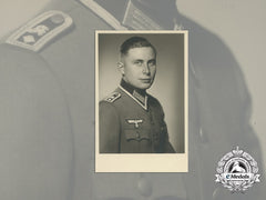 A Wartime Studio Portrait Of Wehrmacht Feldwebel