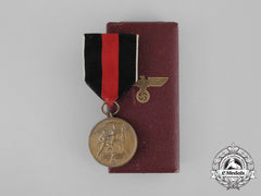 An Entry Into The Sudetenland Commemorative Medal In Its Original Case Of Issue