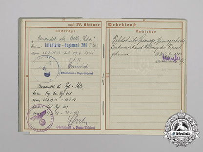 a_document_group_to_lieutenant_colonel_erich_kiße;_commander_of_security_regiment603_bb_4585