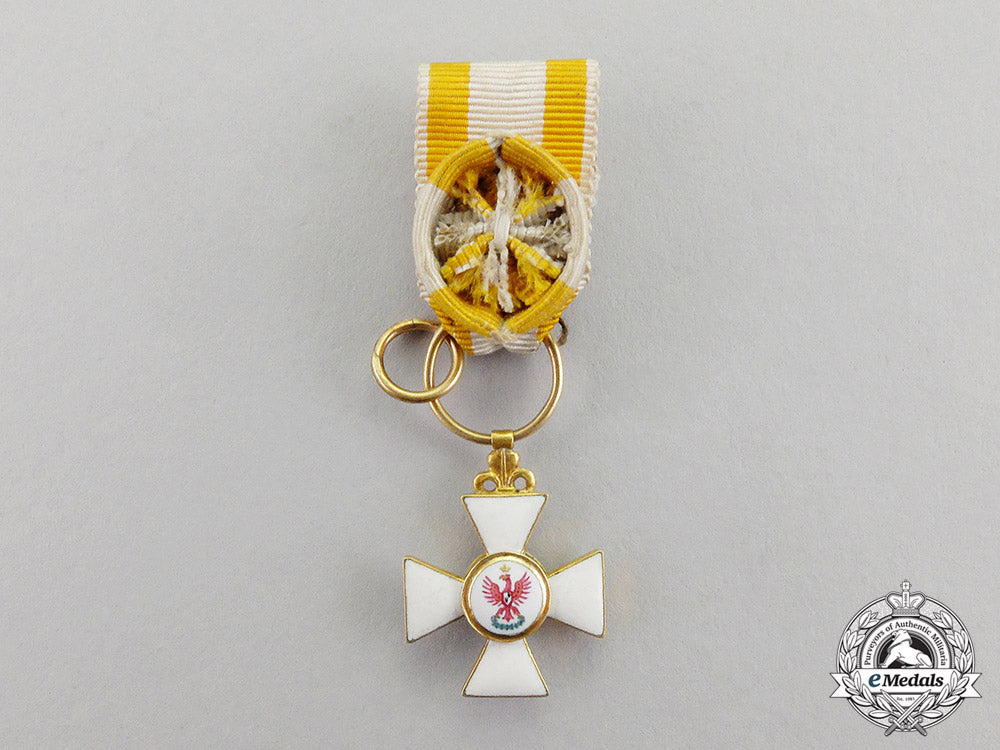 prussia._an_outstanding&_early_miniature_red_eagle_order_officer’s_cross,_c.1800_c17-002