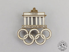 Germany. A 1936 Xi Summer Olympic Games In Berlin Badge By Werner Redo