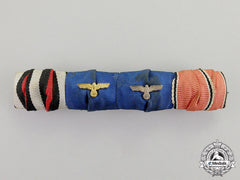 Germany. A First And Second War Long Service Medal Ribbon Bar