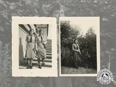 Germany. Two Wartime Photos Of Female Army Signals Auxiliaries