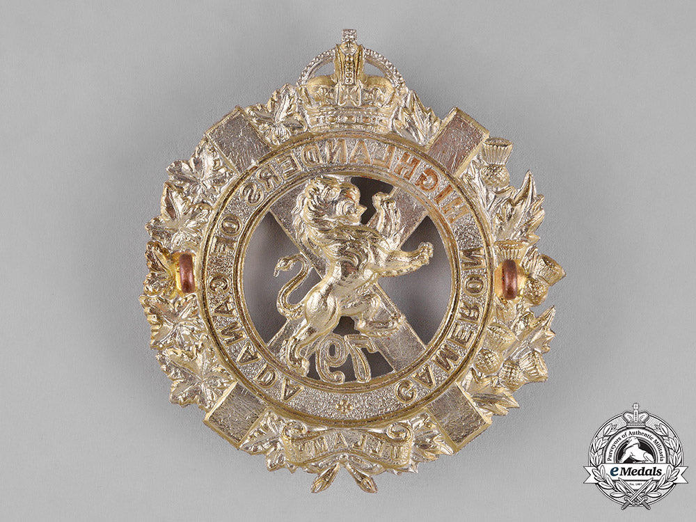 canada._a79_th_cameron_highlanders_of_canada_bonnet_badge,_c.1910_c18-013276