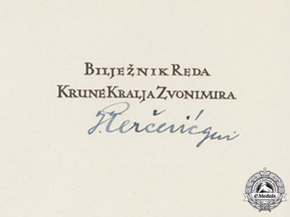 croatia._a_formal_croatian_document_for_the_award_of_the_king_zvonimir_order,_third_class_with_swords_c18-018481