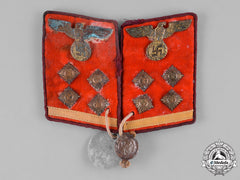 Germany, Nsdap. A Set Of Nsdap Obergemeinschaftsleiter Collar Tabs, Rzm Marked, With Proof Tag