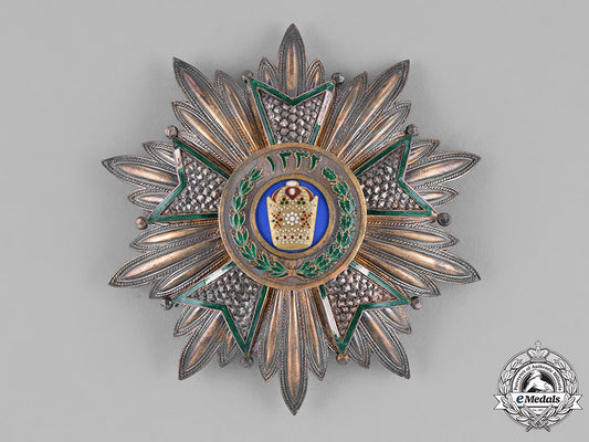 iran,_qajar_dynasty._an_order_of_the_crown,_i_class_grand_cross_star,_c.1925_c18-031294