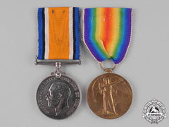 Canada, Cef. A Medal Pair To Lieut. Wattam, 4Th Battalion, Wounded In Action During The Battle Of Amiens